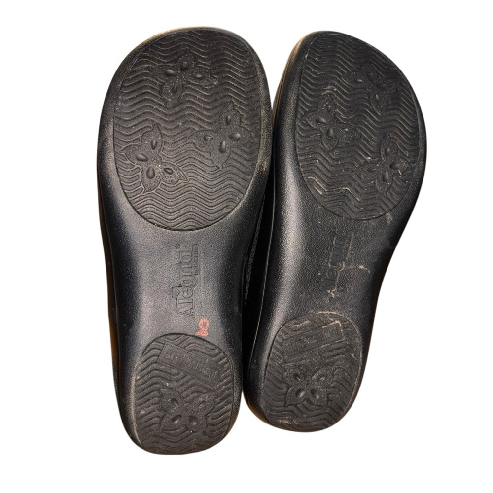 Alegria Keli Professional Black Iridescent “Glimmer Glam” Clogs W Sz 36 (6-6.5) - Picture 8 of 11